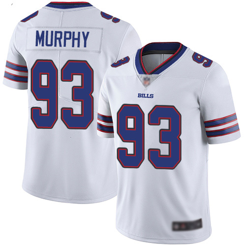 Men Buffalo Bills #93 Trent Murphy White Vapor Untouchable Limited Player NFL Jersey